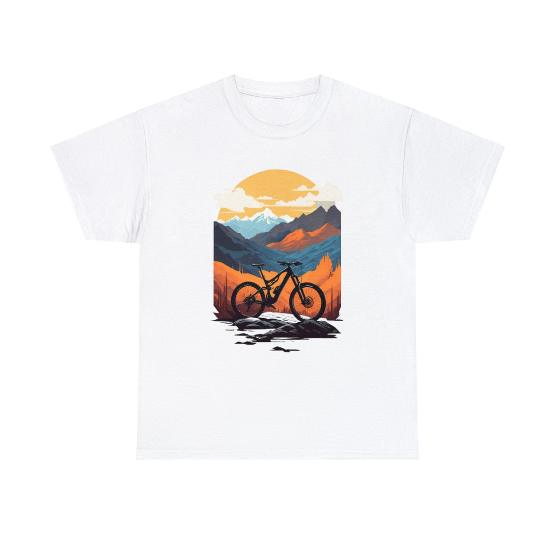 Mountain Bike Unisex T Shirt - Wave Fusions