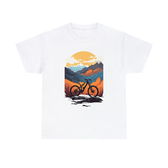 Mountain Bike Unisex T Shirt - Wave Fusions