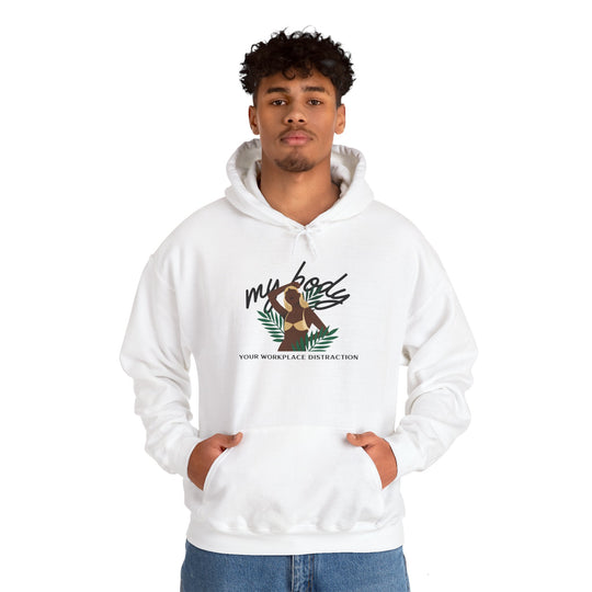 My Body! Your Distraction Jungle Paradise Glow Hoodie