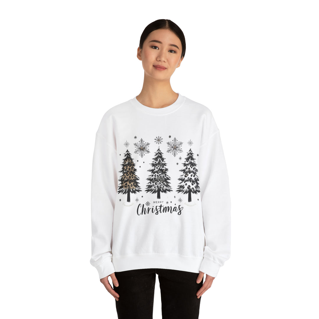 Snow Merry Christmas tree Unisex Sweatshirt - Wave Fusions