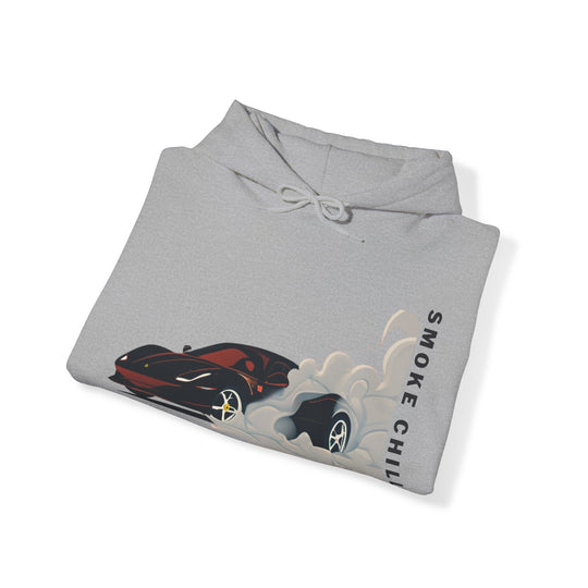 Smoke Chills Sports Car Hoodie - Modern Car Edition