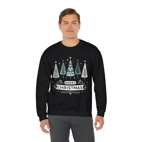 Folk Art Christmas Celebration Unisex Sweatshirt - Wave Fusions