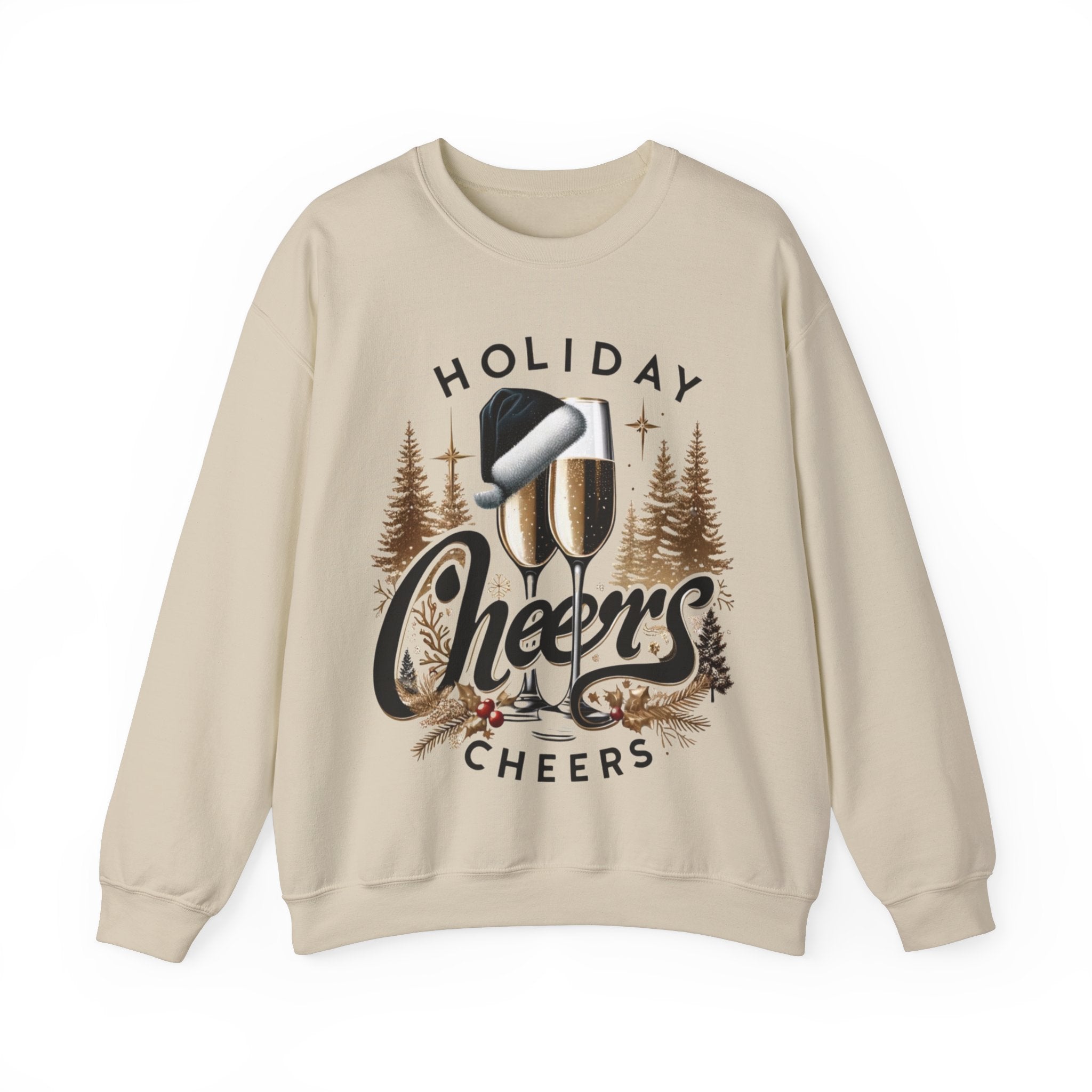 Holiday Cheers Unisex Sweatshirt - Wave Fusions