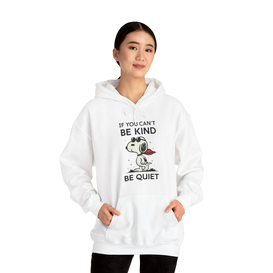 Silent Wisdom Dog Hoodie - If You Can't Be Kind Be Quiet