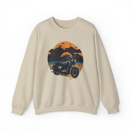 Vintage Bike Unisex Heavy Blend™ Crewneck Sweatshirt - Wave Fusions