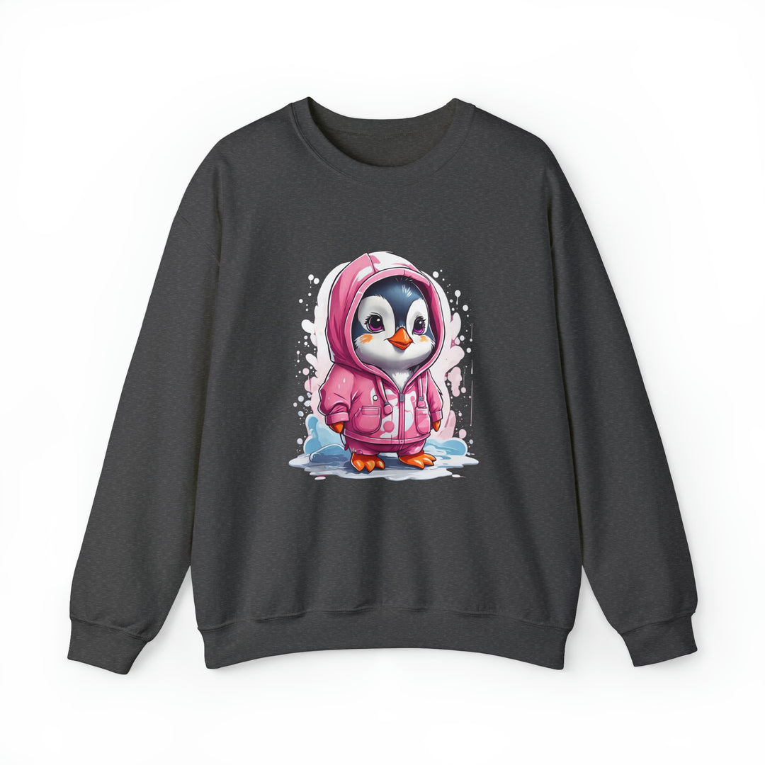 Penguin Unisex Heavy Blend™ Crewneck Sweatshirt - Wave Fusions