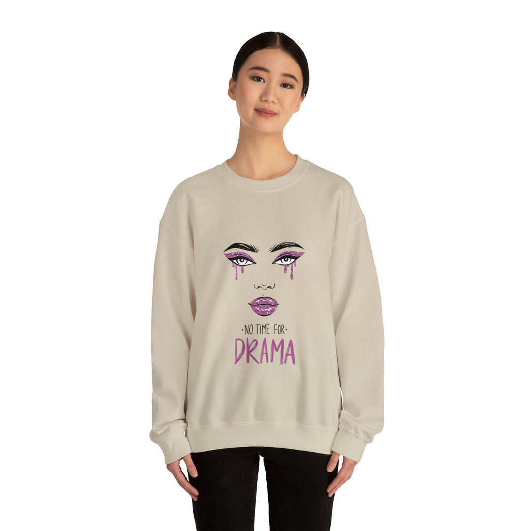 No Time For Drama Unisex Heavy Blend™ Crewneck Sweatshirt - Wave Fusions