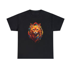 Flame Spirit Cat T-Shirt - Wildfire Whiskers