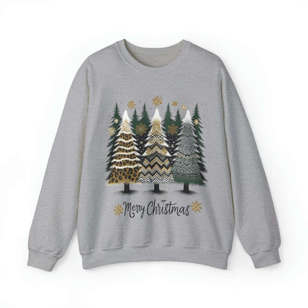 Designed Christmas Trees Unisex Sweatshirt