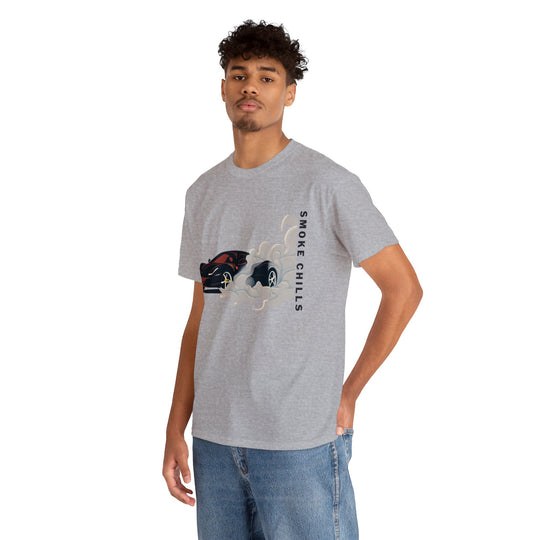 Smoke Chills Sports Car T-Shirt - Modern Car Edition