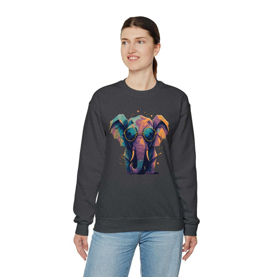 Cool Elephant Crewneck Sweatshirt