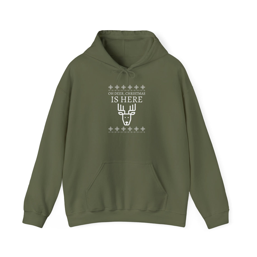 Oh Deer Festive Holiday Hoodie