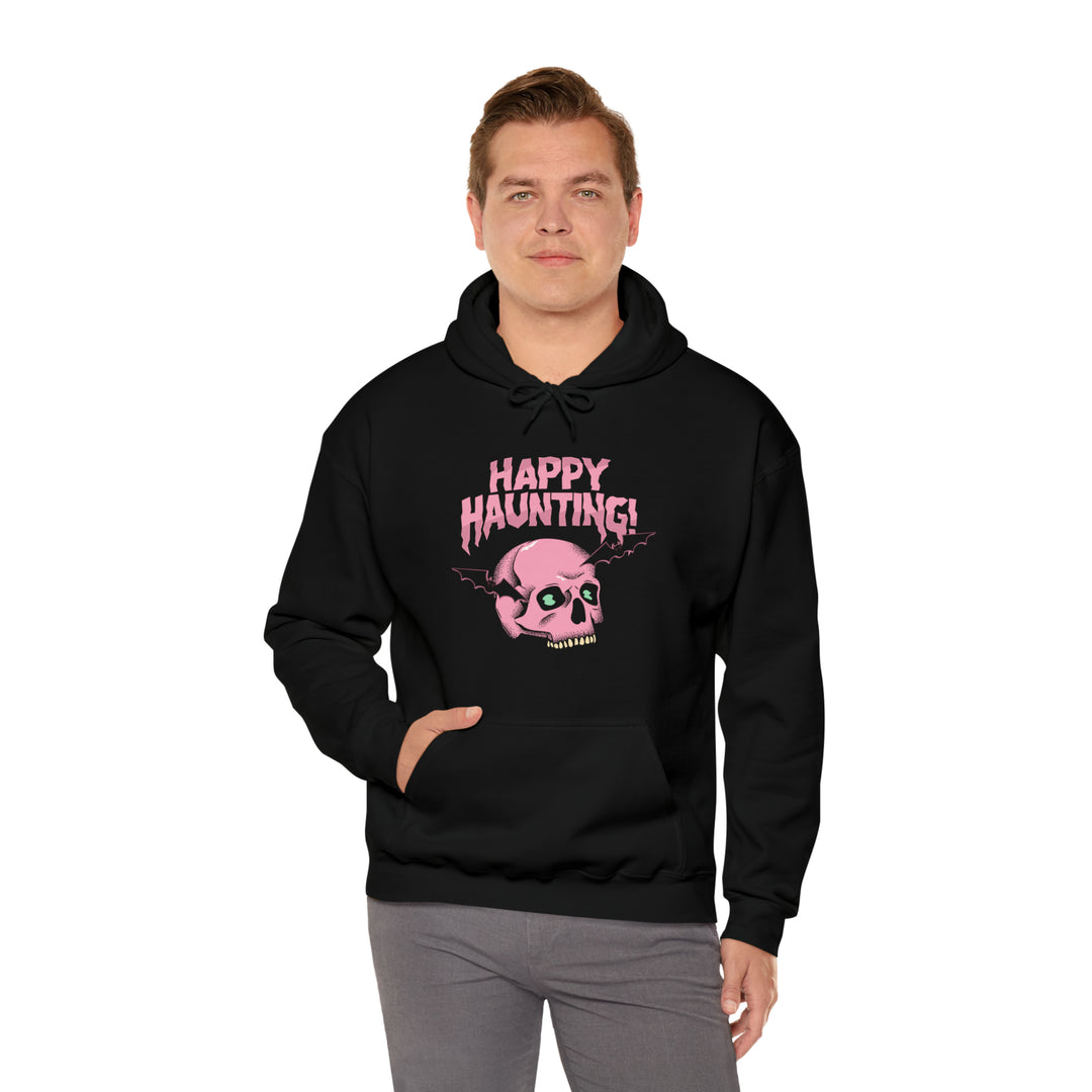 Happy Haunting Unisex Hoodie - Wave Fusions