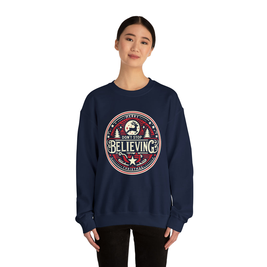 Don't Stop Believing Unisex Sweatshirt - Wave Fusions