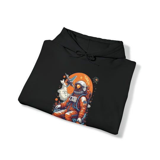 Retro Astronaut Unisex Hoodie - Wave Fusions