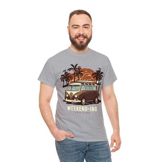 Weekend-ing Adventure Van Life T-Shirt - Escape in Style