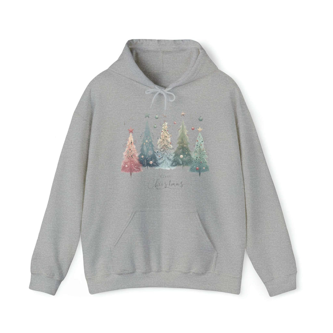 Enchanted Christmas Forest Ornaments Trees Unisex Hoodie