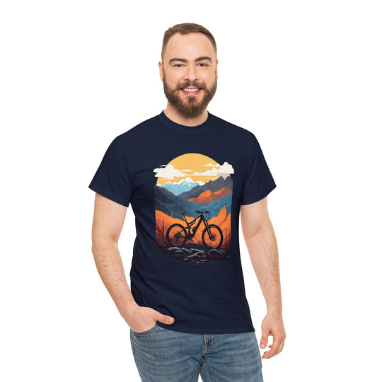 Mountain Bike Unisex T Shirt - Wave Fusions