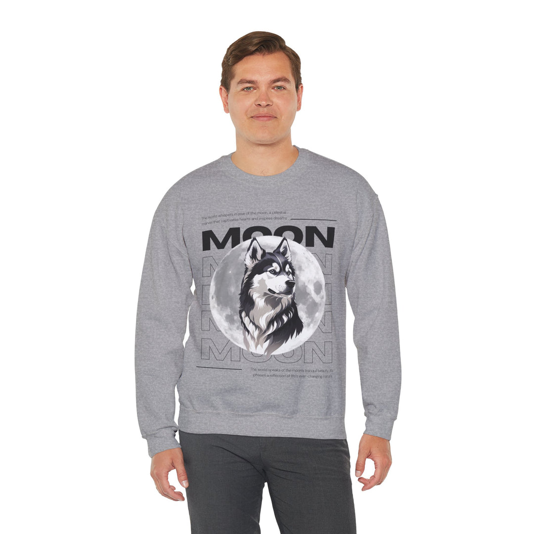 Full Moon Wolf Whisper Sweatshirt - Guiding Light of the Night