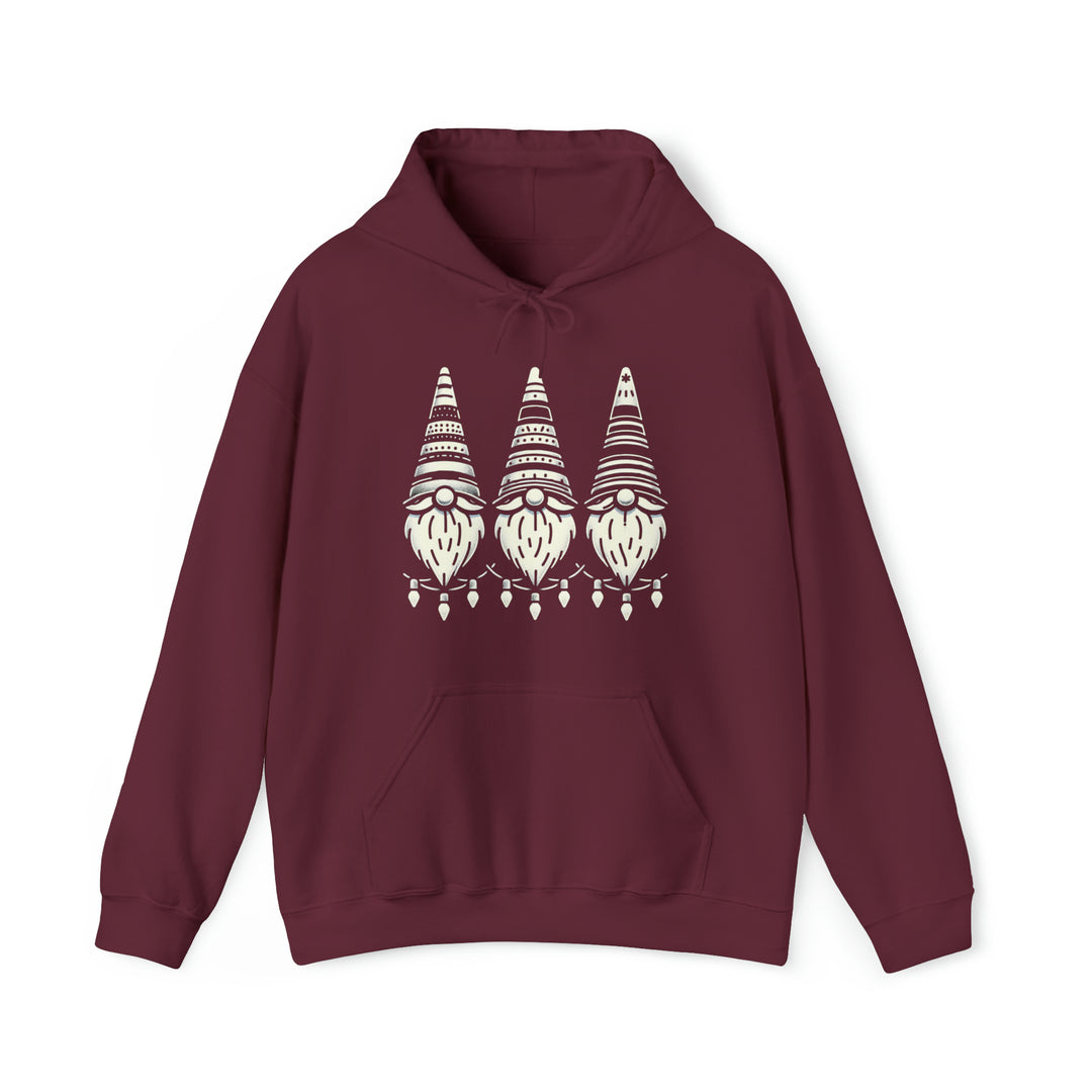 Nordic Gnomes Garland Unisex Hoodie - Wave Fusions