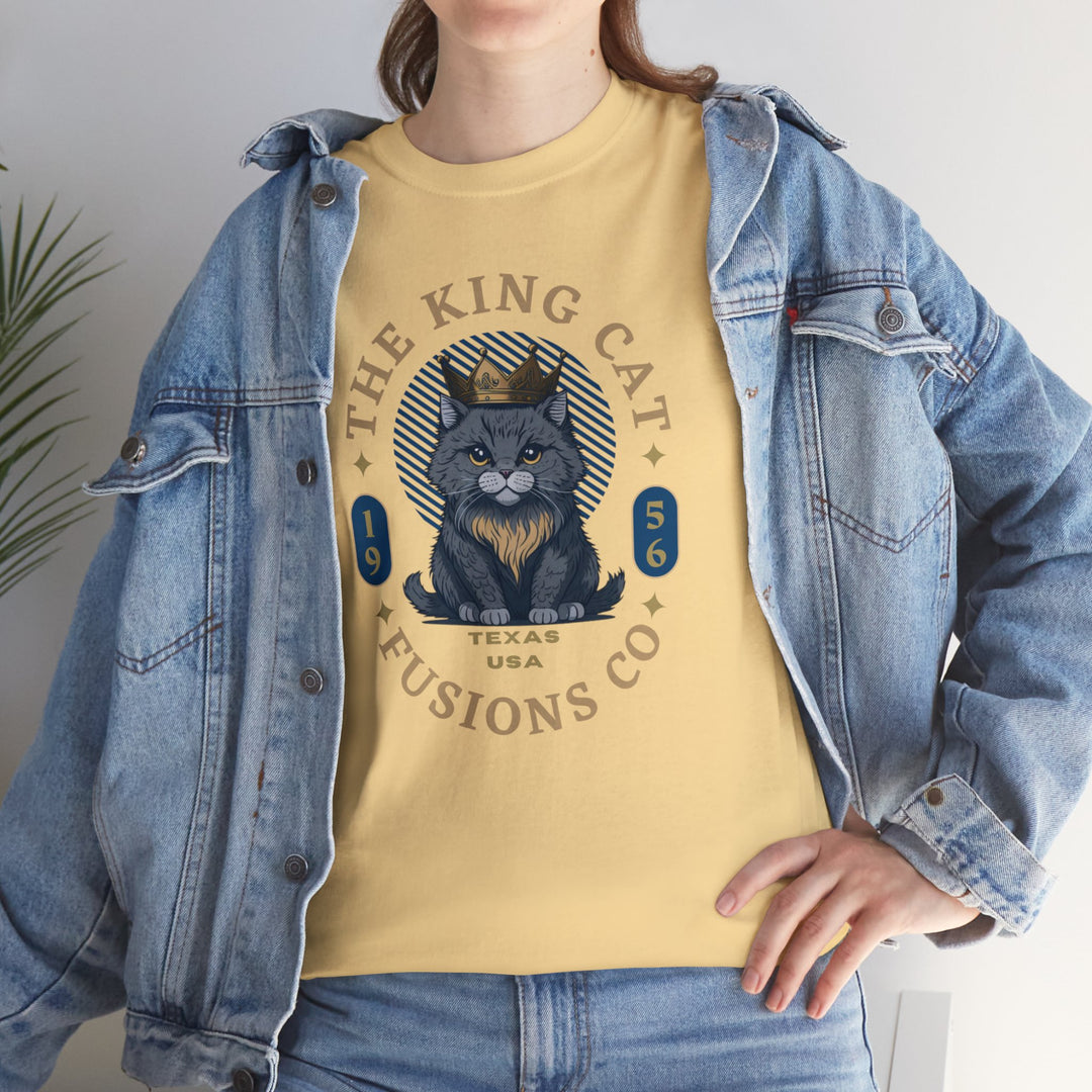 The King Cat T-Shirt - Royal Feline Series