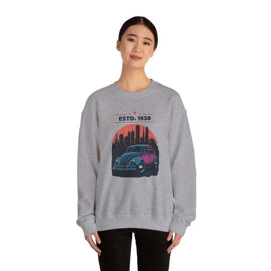 ESTD 1938 Vintage Beetle Sweatshirt - Vintage City Fashion