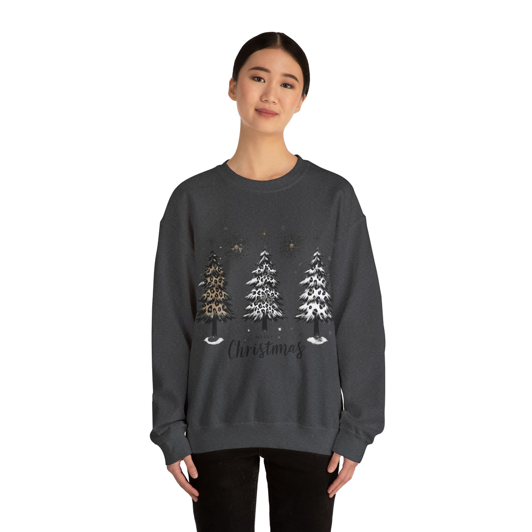 Snow Merry Christmas tree Unisex Sweatshirt - Wave Fusions