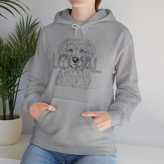 Loyal Dog Tribal Canine Hoodie - Mythical Mutt