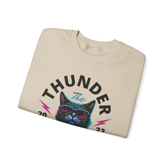 Thunder Studio Cat Sweatshirt - DJ Cat Vibe