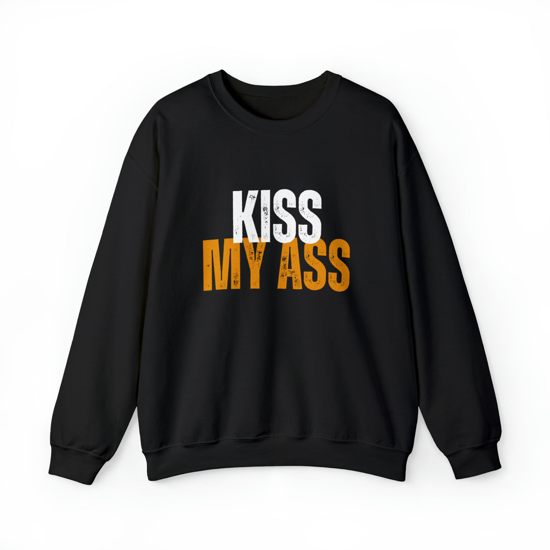 Kiss My Ass Unisex Heavy Blend™ Crewneck Sweatshirt - Wave Fusions