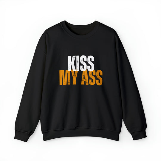 Kiss My Ass Unisex Heavy Blend™ Crewneck Sweatshirt - Wave Fusions