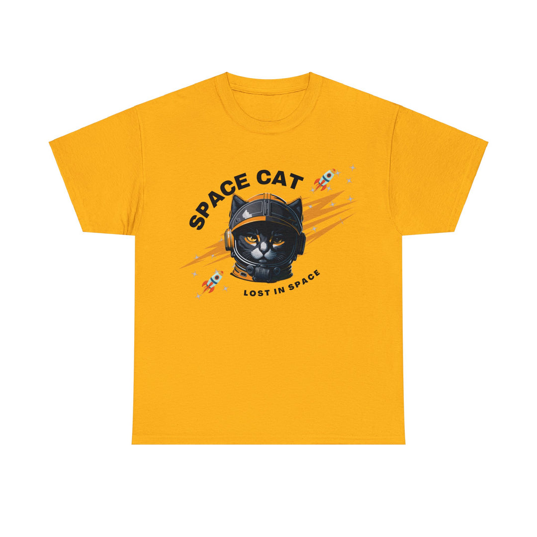 Space Cat Astronaut T-Shirt - Lost In Space