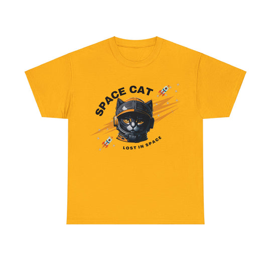 Space Cat Astronaut T-Shirt - Lost In Space