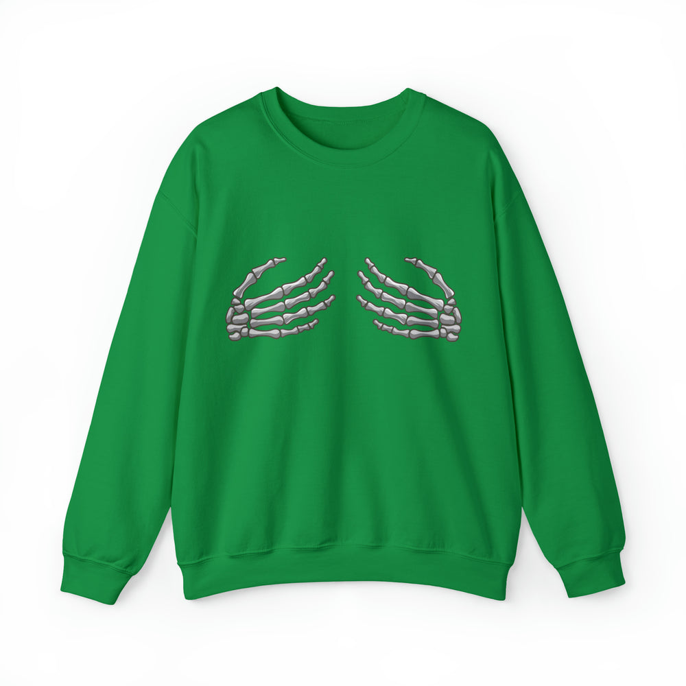 Skeleton Hands Unisex Heavy Blend™ Crewneck Sweatshirt - Wave Fusions