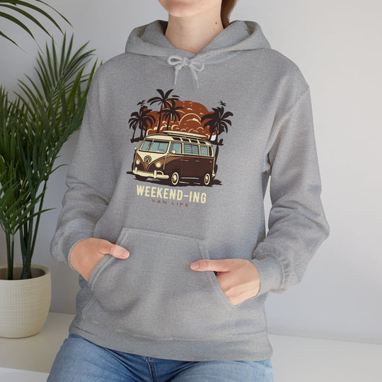 Weekend-ing Adventure Van Life Hoodie - Escape in Style