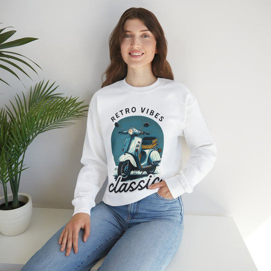 Vespa Classic Unisex Sweatshirt - Wave Fusions