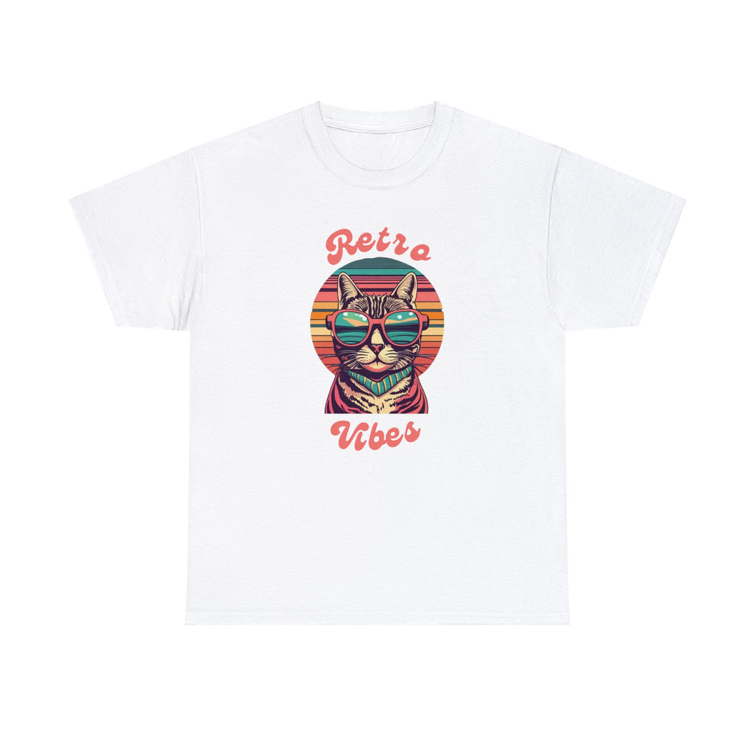 Cool Cat Retro Vibes T-Shirt  - Retro Radiance Edition