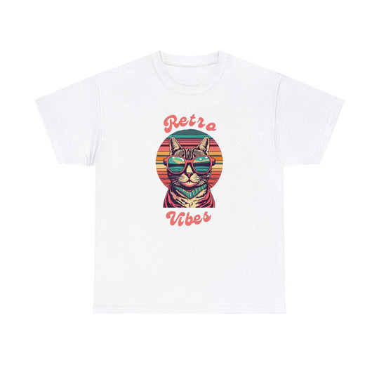 Cool Cat Retro Vibes T-Shirt  - Retro Radiance Edition