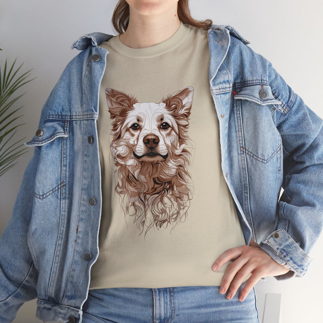 Furry Friend Dog T-shirt - Lifelike Pup