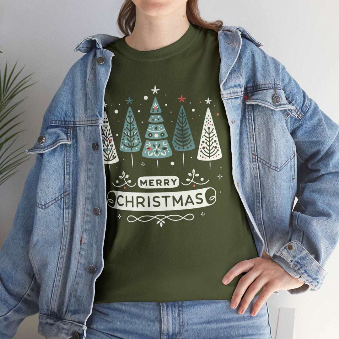 Folk Art Christmas Celebration Unisex T Shirt