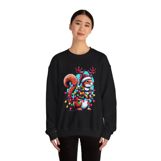 Christmas Squirrel Unisex Sweatshirt - Wave Fusions