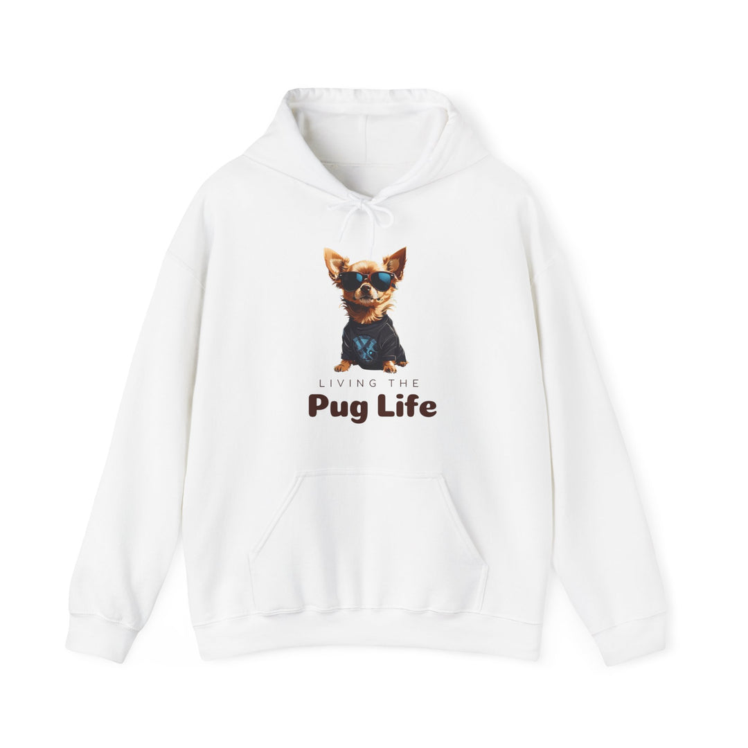 Pug Attitude Hoodie - Living The Pug Life