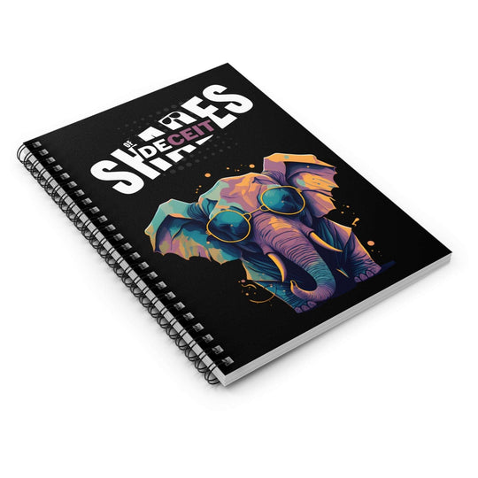 Cool Elephant Spiral Notebook - Ruled Line