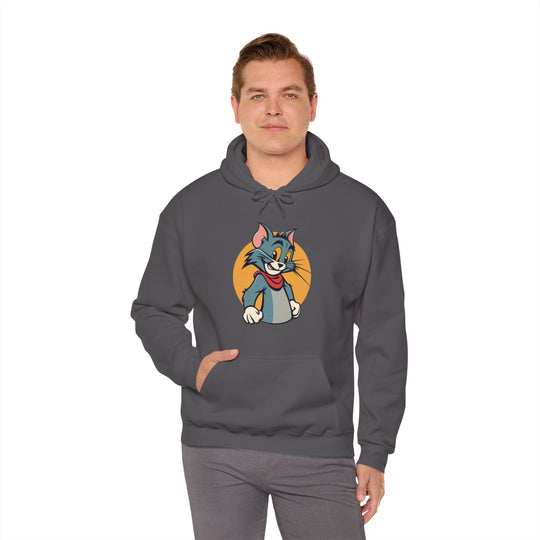 Tom Cat Grin Hoodie - Joyful Jumper