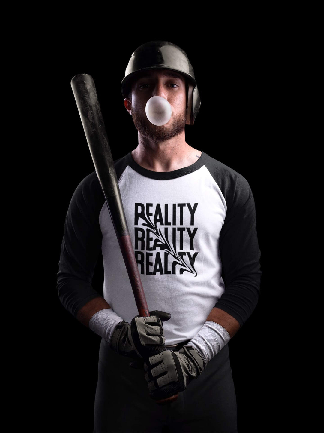 Reality Unisex 3\4 Sleeve Baseball Tee - Wave Fusions