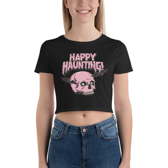 Happy Hunting Women’s Crop Tee - Wave Fusions