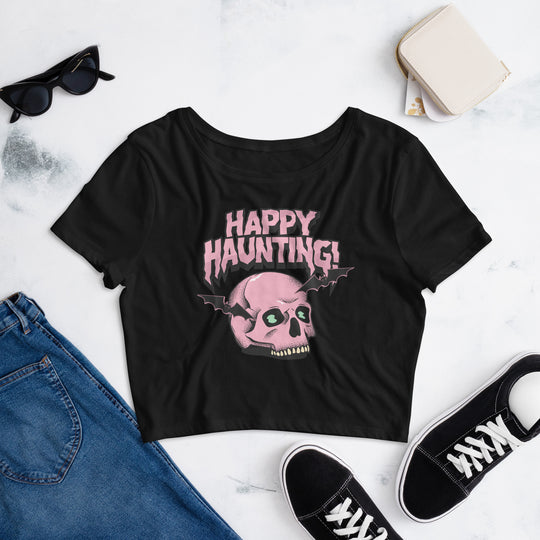 Happy Hunting Women’s Crop Tee - Wave Fusions