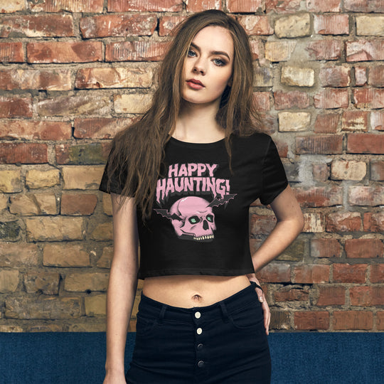 Happy Hunting Women’s Crop Tee - Wave Fusions