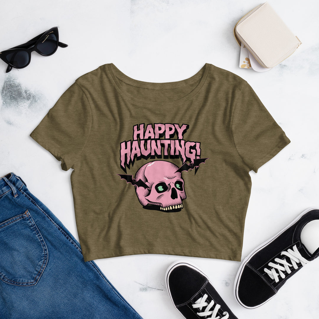 Happy Hunting Women’s Crop Tee - Wave Fusions