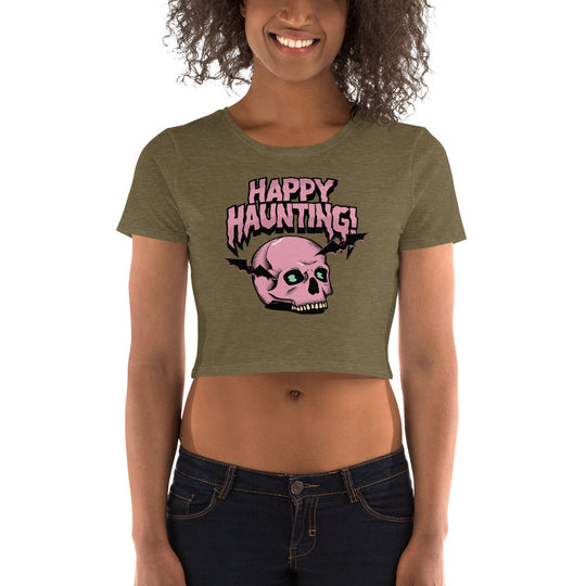 Happy Hunting Women’s Crop Tee - Wave Fusions